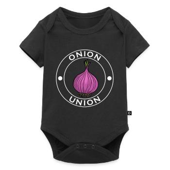 Eating Onions Funny Quote Hobby Chef Onion Union - Baby Premium short-sleeve bodysuit - black - Front