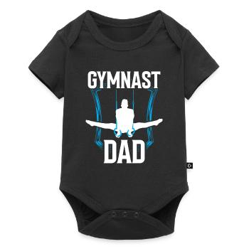 Gymnaste père gymnaste amoureux gymnastique gymnastique gymnastique - Body à manches courtes Premium Bébé - noir - Devant