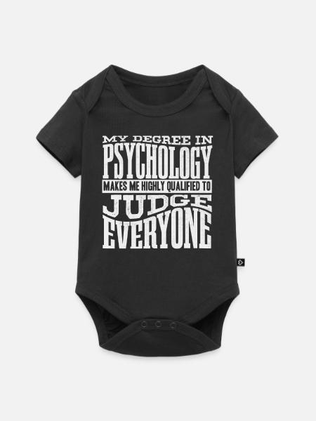 Psychologe, Psychiater, Psychoanalytiker - Baby Premium Kurzarmbody - Schwarz