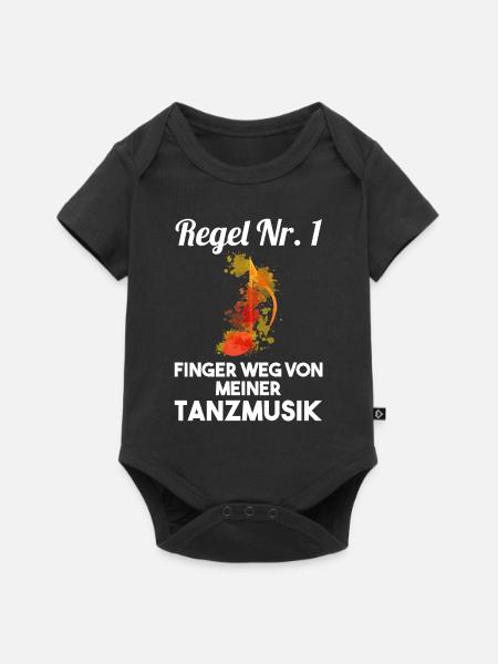 Tanzen Party Musik Tänzer - Baby Premium Kurzarmbody - Schwarz