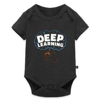 Artificial Intelligence Deep Learning Programmer - Baby Premium Kurzarmbody - Schwarz - Vorne