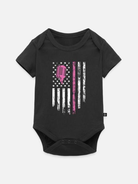 Singen - Baby Premium Kurzarmbody - Schwarz