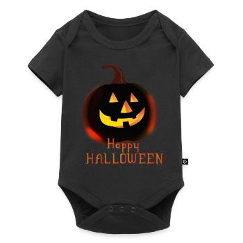 Tenue joyeuse d’Halloween pour le 31 octobre - Body à manches courtes Premium Bébé - noir - Devant