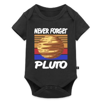 N’oubliez JAMAIS Pluton Retro Vintage Planet Space - Body à manches courtes Premium Bébé - noir - Devant