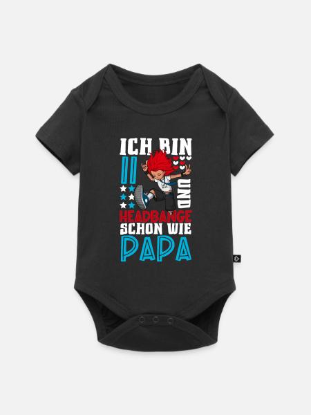 Ich bin 11 - Mädchen Rocker - Baby Premium Kurzarmbody - Schwarz