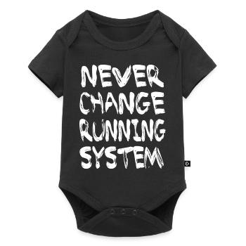 Biking Running Marathon Triathlon Bike - Baby Premium short-sleeve bodysuit - black - Front