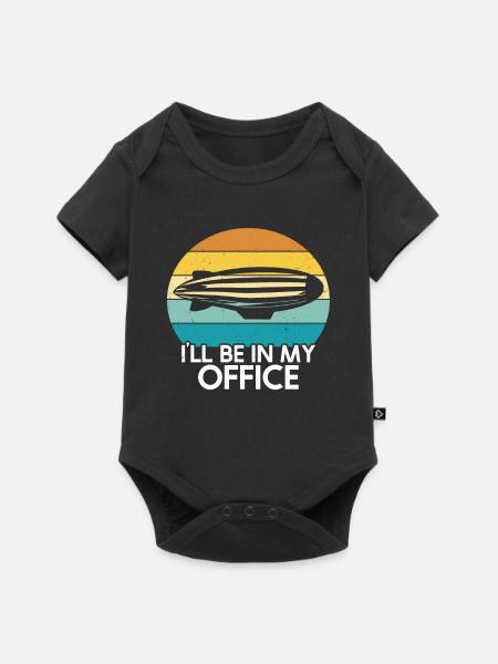 Zeppelin - Baby Premium Kurzarmbody - Schwarz