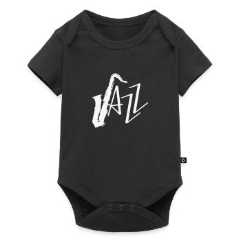 Saxophone Jazz Improvisé - Body à manches courtes Premium Bébé - noir - Devant