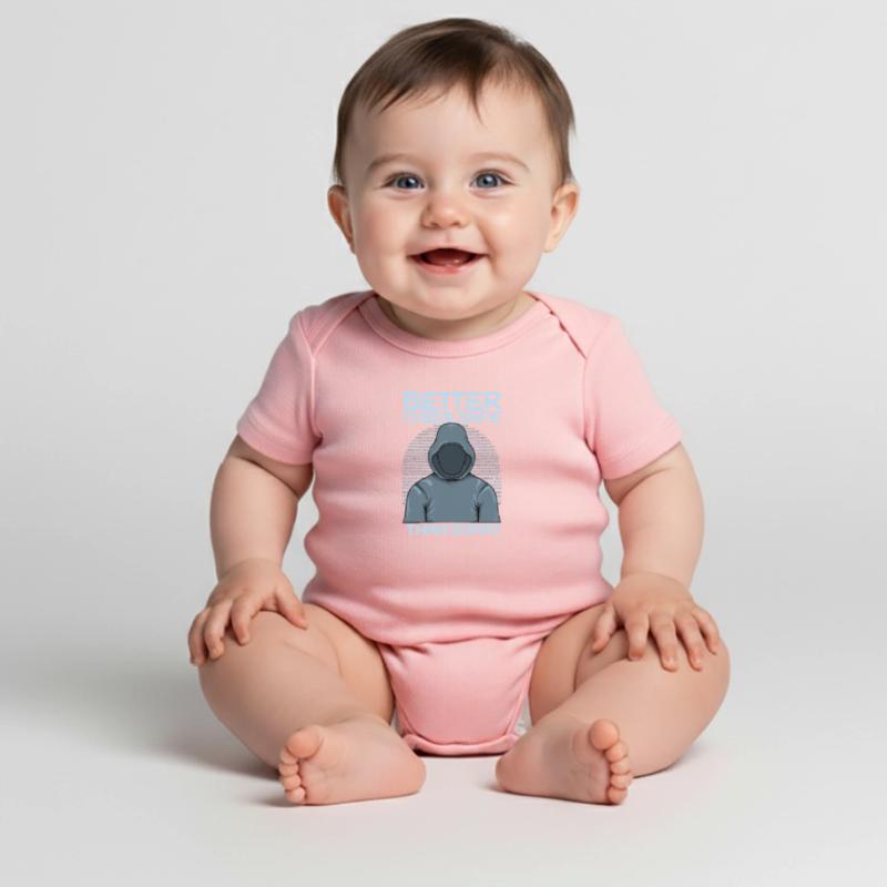 Hacker Programmer Developer Computer Science Baby Premium short-sleeve bodysuit