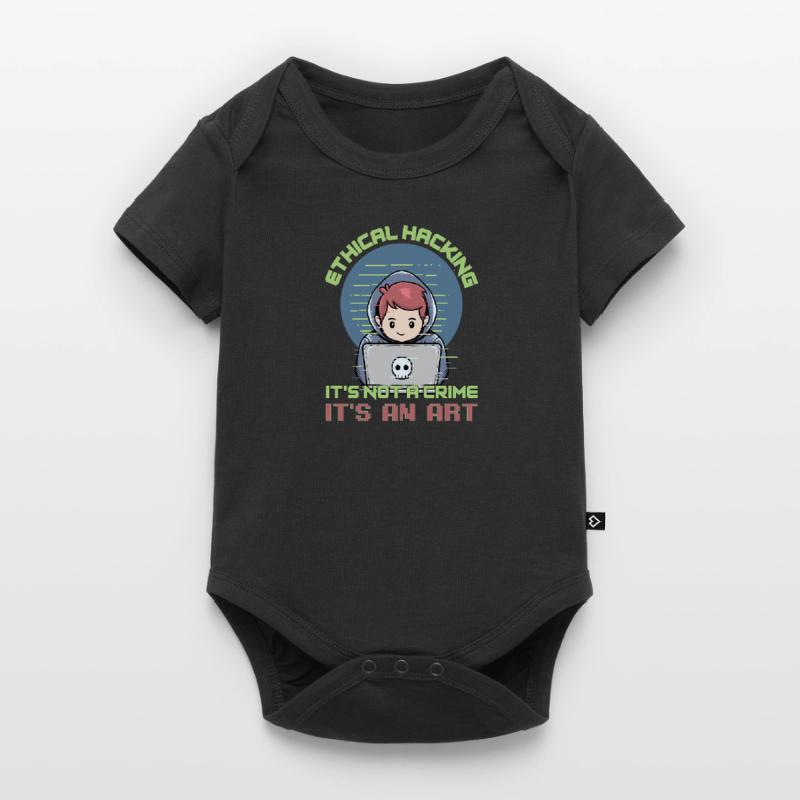 Hacker Programmer Developer Computer Science Baby Premium short-sleeve bodysuit