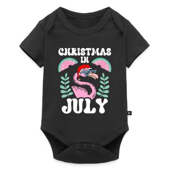 Weihnachten Im Juli Christmas In July Humor Santa - Baby Premium short-sleeve bodysuit - black - Front