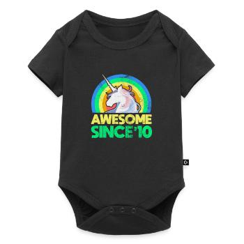 2010 - Baby Premium short-sleeve bodysuit - black - Front