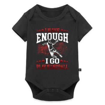 Je vais jouer Handball Handball Player Handball Player - Body à manches courtes Premium Bébé - noir - Devant