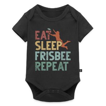 Design ultime de frisbee et de frisbee de disc golf - Body à manches courtes Premium Bébé - noir - Devant