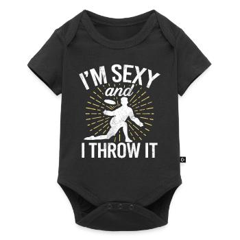 Ultimate Frisbee & Disc Golf Frisbee Design - Body à manches courtes Premium Bébé - noir - Devant
