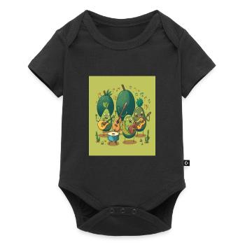 Mexican American Musician Mexican Food Band - Baby Premium short-sleeve bodysuit - black - Front