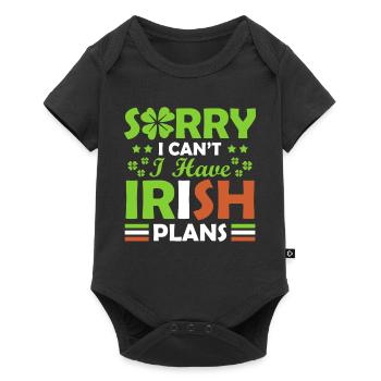 Désolé, je ne peux pas, j’ai l’irlandais - Body à manches courtes Premium Bébé - noir - Devant