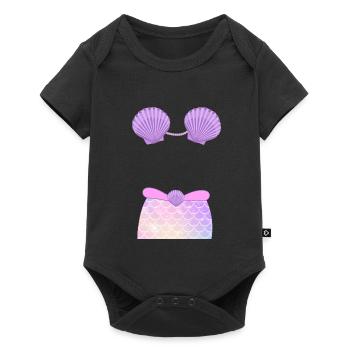 Karneval Kostüm Kölle Alaaf Herz Köln Bikini - Baby Premium Kurzarmbody - Schwarz - Vorne