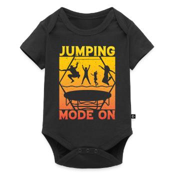 Jumping Mode on - Baby Premium short-sleeve bodysuit - black - Front