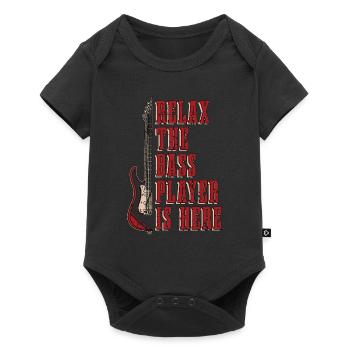 Guitare basse Relax Le bassiste est guitariste - Body à manches courtes Premium Bébé - noir - Devant