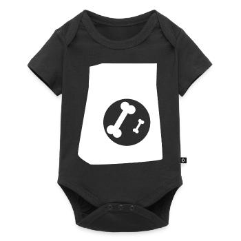 DOG CAT PET - Baby Premium short-sleeve bodysuit - black - Front