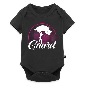 Cadeau de garde de drapeau de garde - Body à manches courtes Premium Bébé - noir - Devant