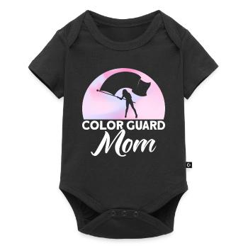 Color Guard Mom Flag Guard Gift - Baby Premium short-sleeve bodysuit - black - Front