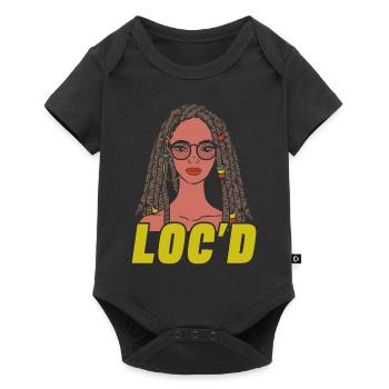 It's The Locs For Me - Afro Hair Black American - Baby Premium short-sleeve bodysuit - black - Front