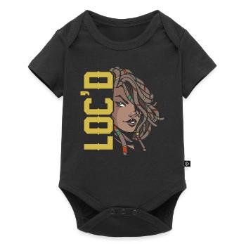 C’est The Locs For Me - Afro Hair Black American - Body à manches courtes Premium Bébé - noir - Devant