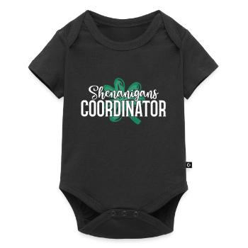 Coordonnatrice de Shenanigan’s de Merry St. Patrick’s - Body à manches courtes Premium Bébé - noir - Devant