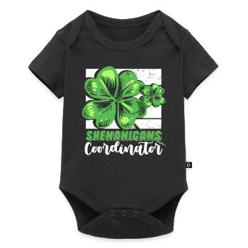 Coordonnatrice de Shenanigan’s de Merry St. Patrick’s - Body à manches courtes Premium Bébé - noir - Devant