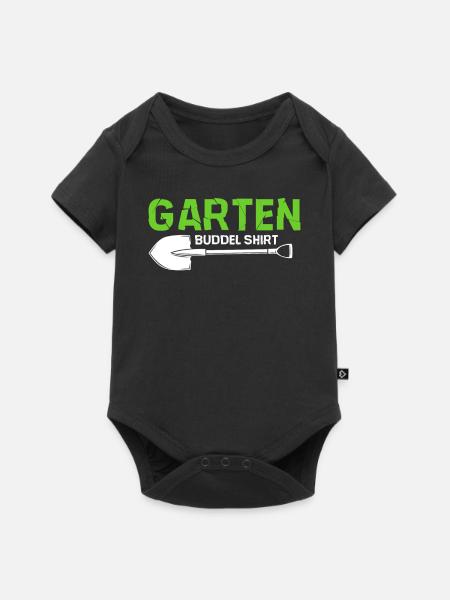 Garten Buddel - Baby Premium Kurzarmbody - Schwarz