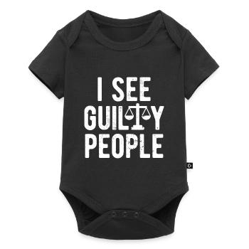Richter Jurist Anwalt - Baby Premium Kurzarmbody - Schwarz - Vorne