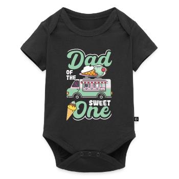 Papa du doux - Body à manches courtes Premium Bébé - noir - Devant