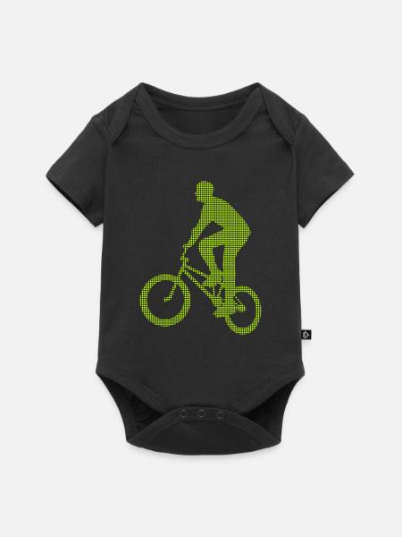 Bmx - Baby Premium Kurzarmbody - Schwarz