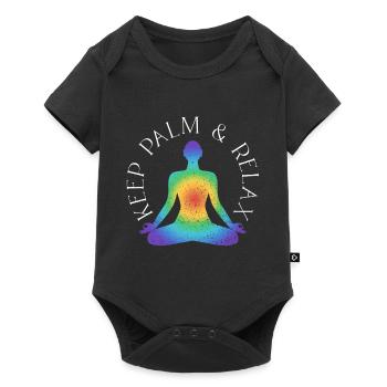 Reiki Meister Für Energie - Baby Premium short-sleeve bodysuit - black - Front