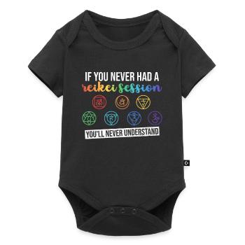 Reiki - Baby Premium short-sleeve bodysuit - black - Front