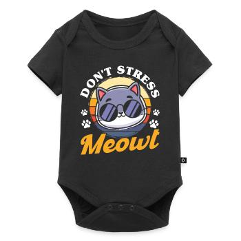 Proverbes de chat Chats Amants Chats Parents - Body à manches courtes Premium Bébé - noir - Devant