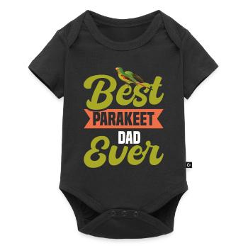 Best Parakeet Father Ever - Baby Premium short-sleeve bodysuit - black - Front