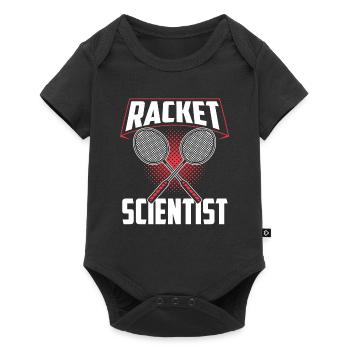 Schläger Wissenschaftler Racket Scientist - Body à manches courtes Premium Bébé - noir - Devant