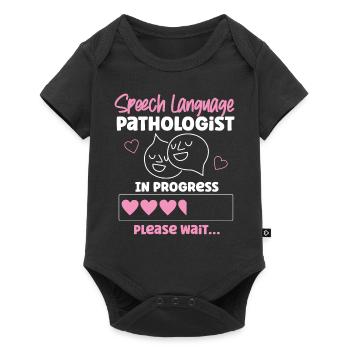 Speech Therapist Therapy Assistant - Baby Premium short-sleeve bodysuit - black - Front