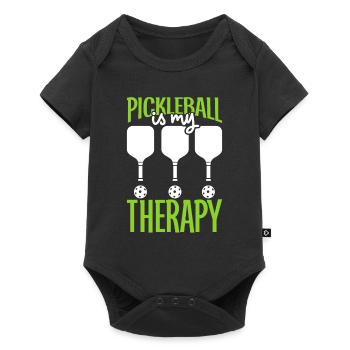 Joueur de pickleball Pickleball Paddle Pickleball - Body à manches courtes Premium Bébé - noir - Devant