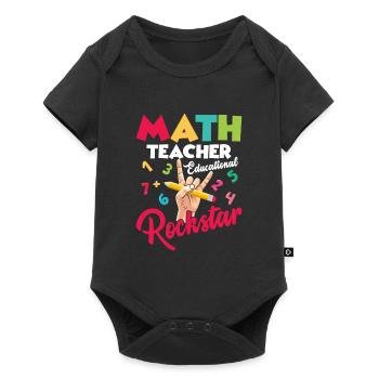 Math Teacher Summer Edition Education School - Body à manches courtes Premium Bébé - noir - Devant