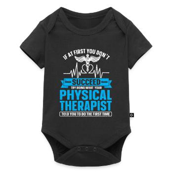 Physiothérapie Physiothérapeute Physiothérapeute - Body à manches courtes Premium Bébé - noir - Devant