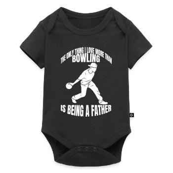 Bowling Kegelverein Vater Kegeln Bowlingverein - Body à manches courtes Premium Bébé - noir - Devant