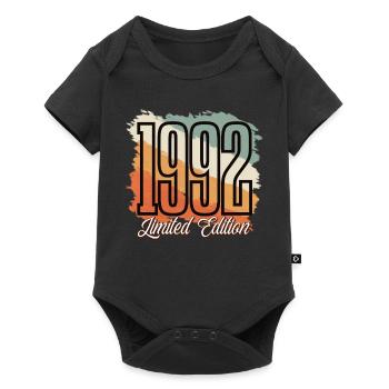 1992 Year of birth Birthday Year of construction Vintage Retro - Baby Premium short-sleeve bodysuit - black - Front