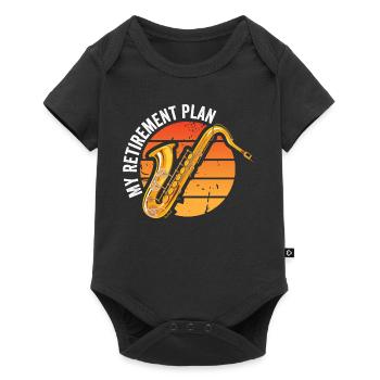 My Retirement Plan Play Saxophone For Saxophone En - Baby Premium short-sleeve bodysuit - black - Front