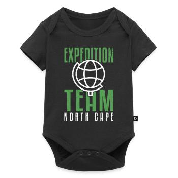 Nordkap/ North Cape team Conception aller-retour - Body à manches courtes Premium Bébé - noir - Devant