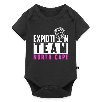 North Cape team tour design - Baby Premium short-sleeve bodysuit - black - Front