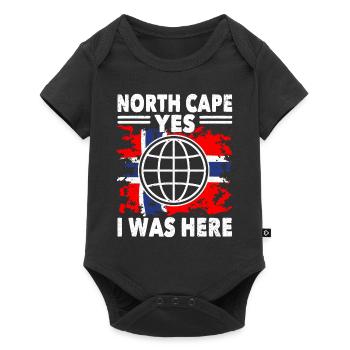 Nordkap/ North Cape team Conception aller-retour - Body à manches courtes Premium Bébé - noir - Devant